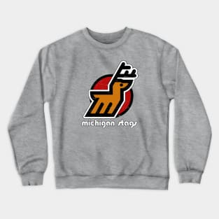 Defunct - Michigan Stags Hockey Crewneck Sweatshirt